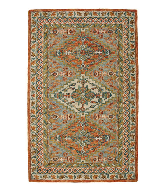 Bordered Medallion Wool Tufted Rug - L.L.Bean Featured