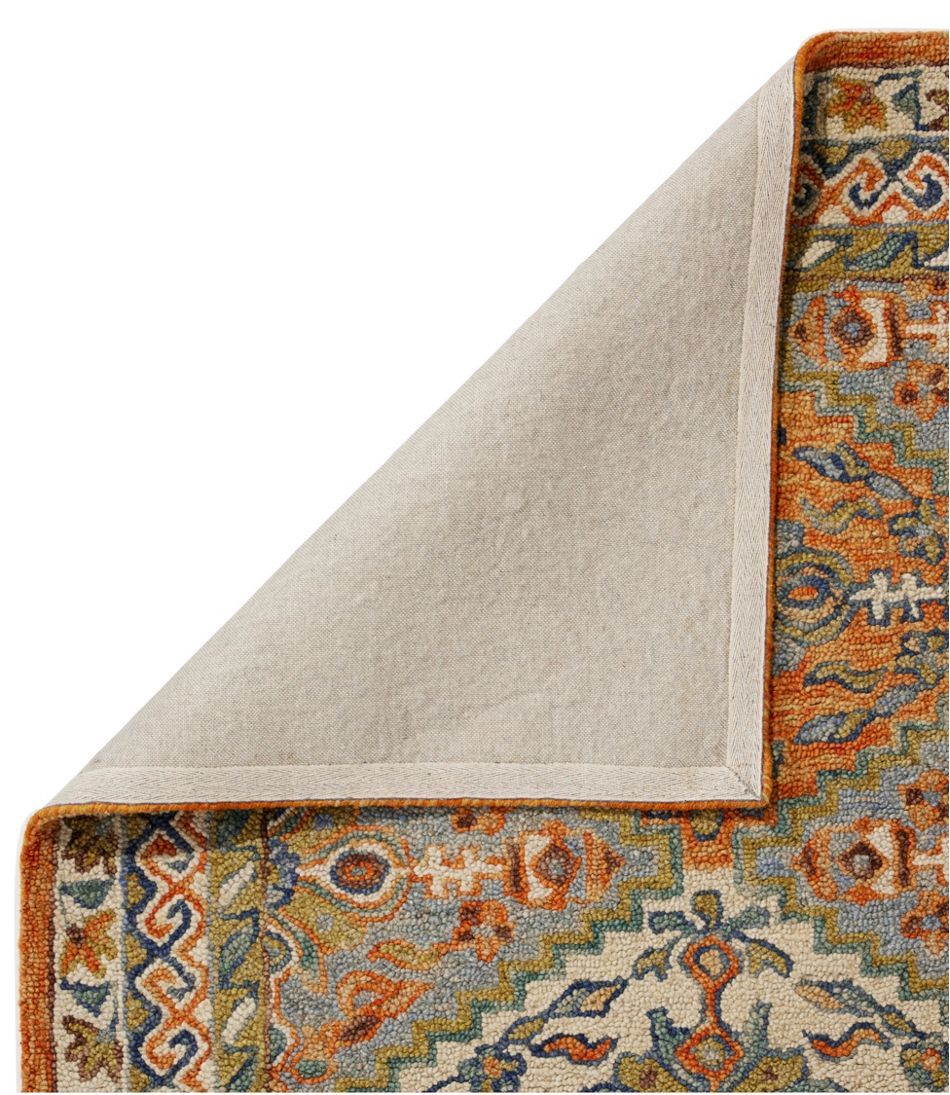 Bordered Medallion Wool Tufted Rug - L.L.Bean Featured