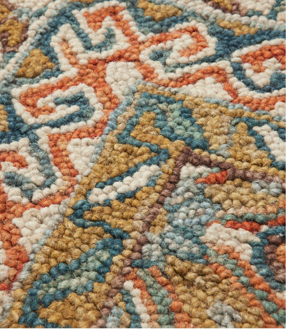 Bordered Medallion Wool Tufted Rug - L.L.Bean Featured