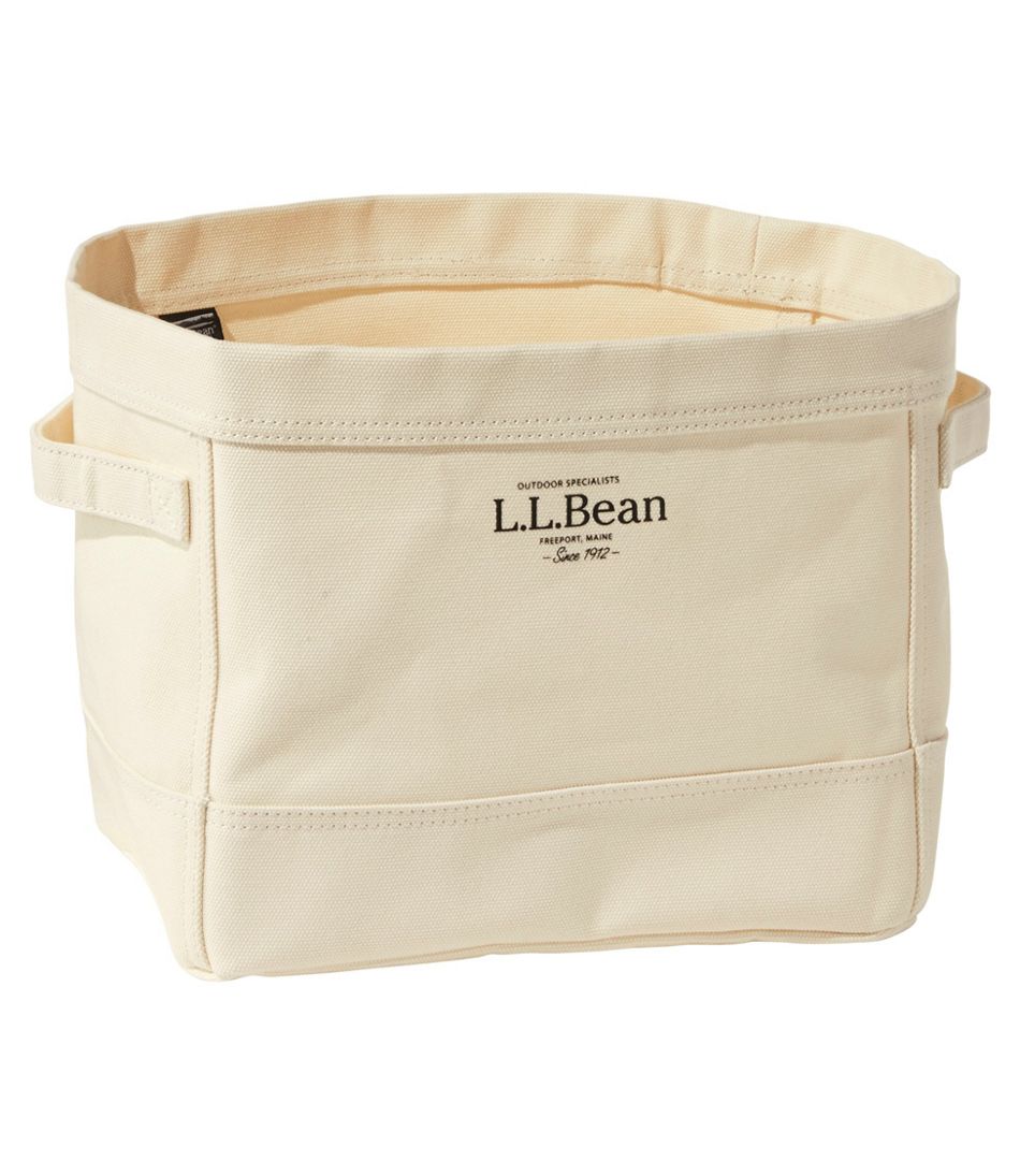 Canvas Storage Tote, Rectangular - L.L.Bean Popular