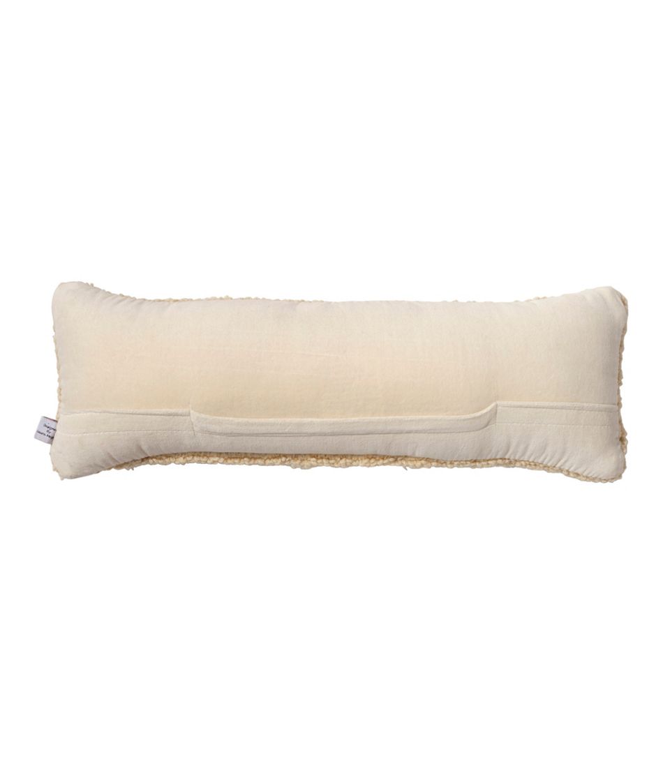 Wool Hooked Throw Pillow, Lab Trio, 8" x 24" - L.L.Bean Recommended