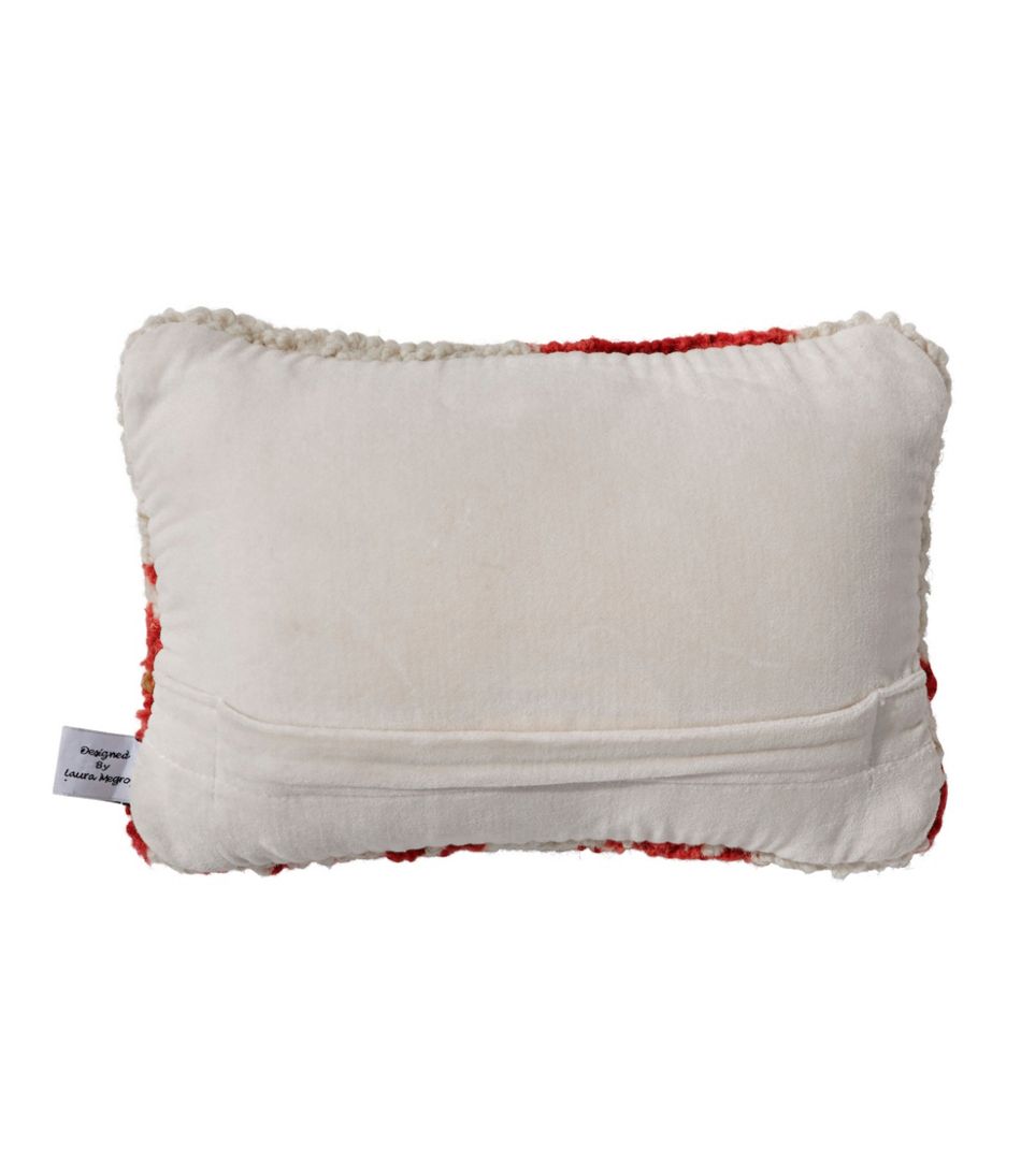 Wool Hooked Throw Pillow, Lobster, 8" x 12" - L.L.Bean Signature