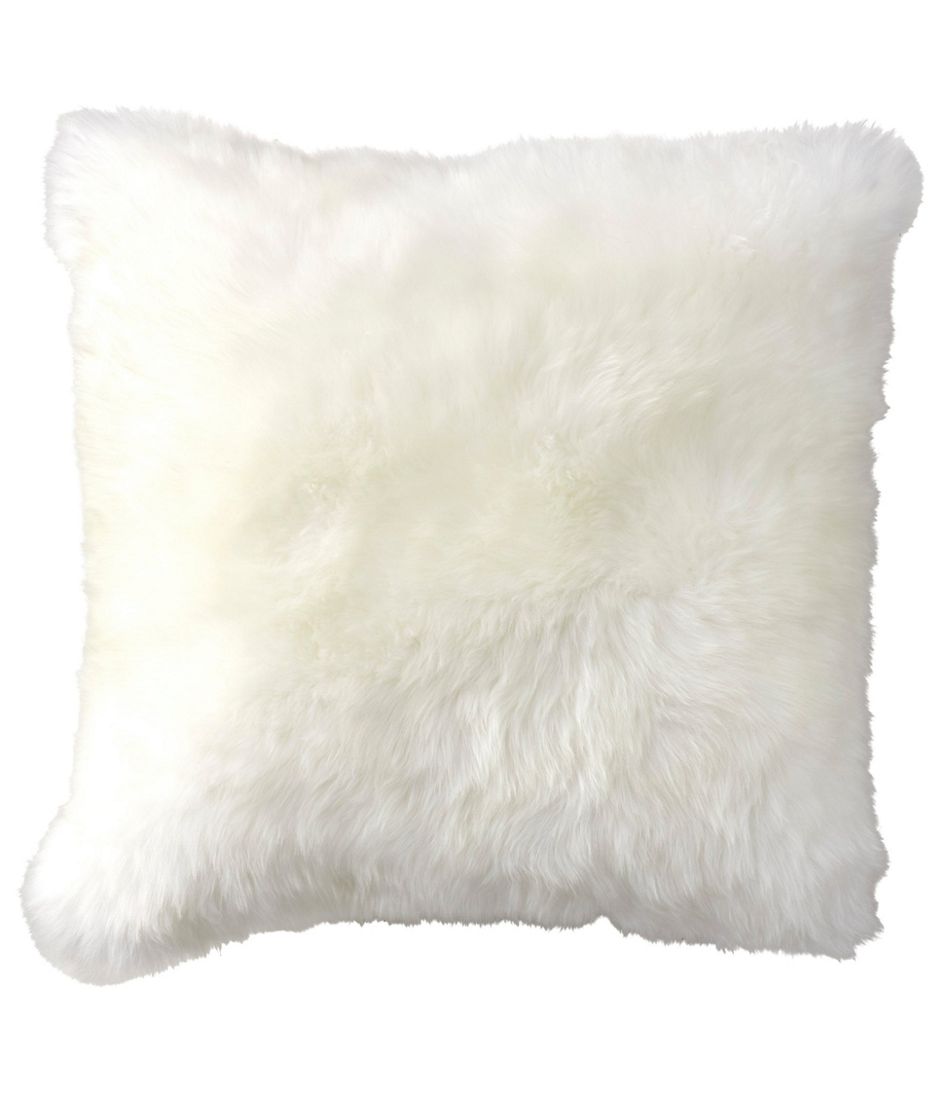 Sheepskin Throw Pillow, 14" x 14" - L.L.Bean Value