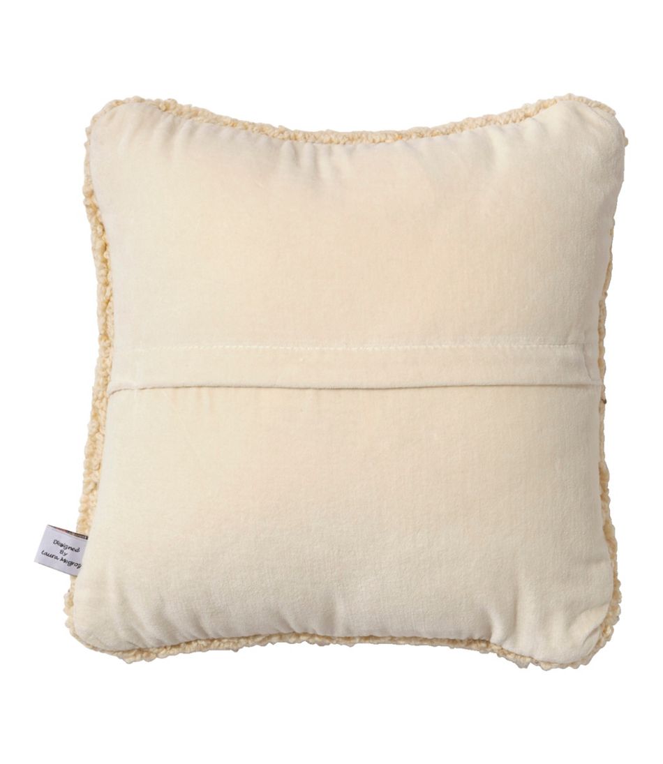 Wool Hooked Throw Pillow, Black Dog, 14" x 14" - L.L.Bean Latest