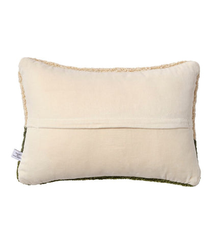 Wool Hooked Throw Pillow, Dog Trio, 14" x 20" - L.L.Bean Quality