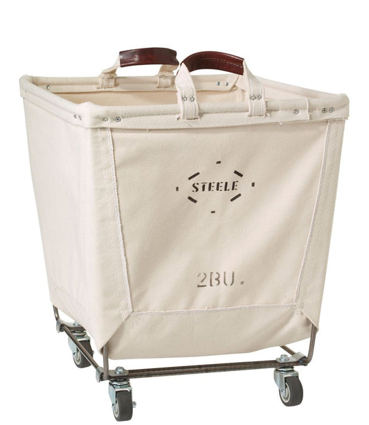 Steele Two Bushel Small Carry Basket with Casters - L.L.Bean Best Seller