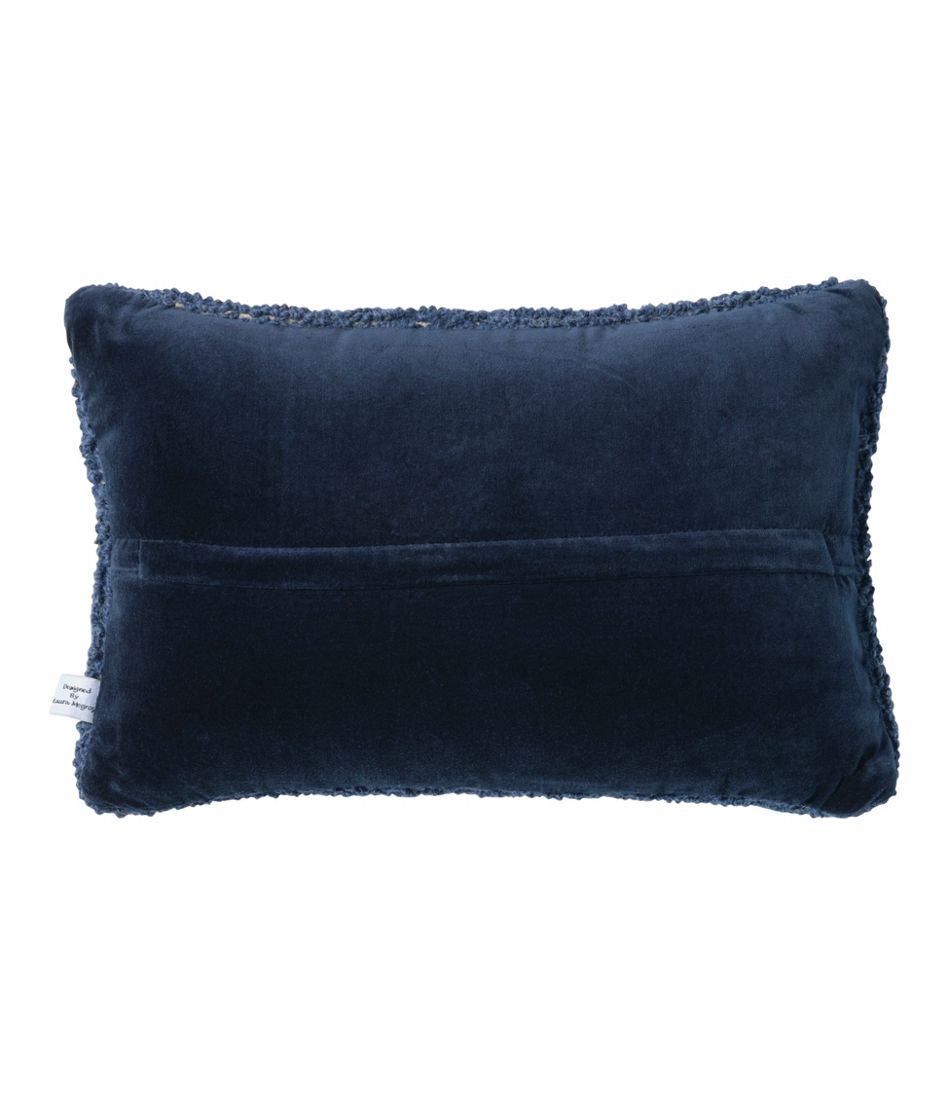 Wool Hooked Throw Pillow, Whale, 12" x 18" - L.L.Bean Exclusive
