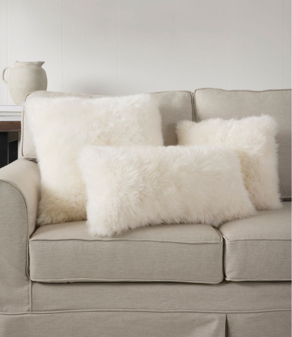 Sheepskin Throw Pillow, 11" x 22" - L.L.Bean Essential