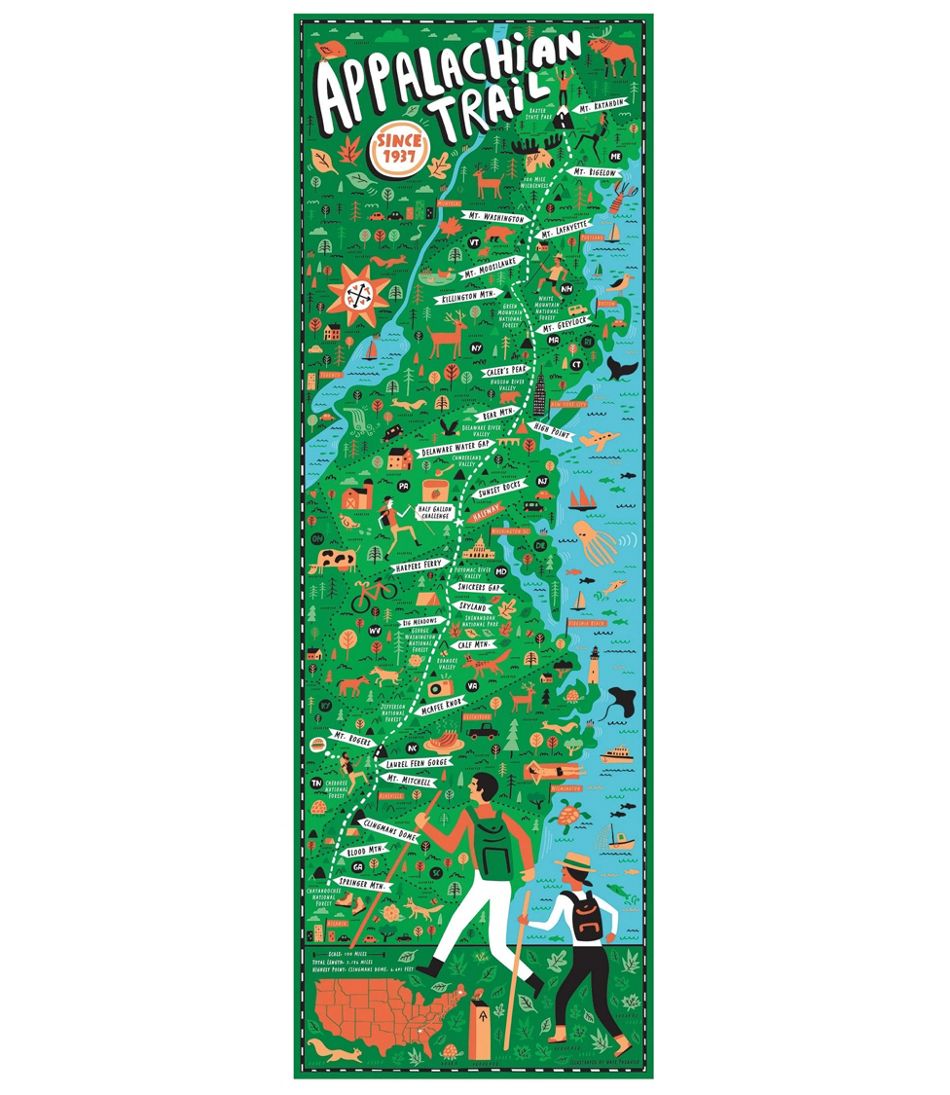 Appalachian Trail Puzzle, 750 Pieces - L.L.Bean Top Pick