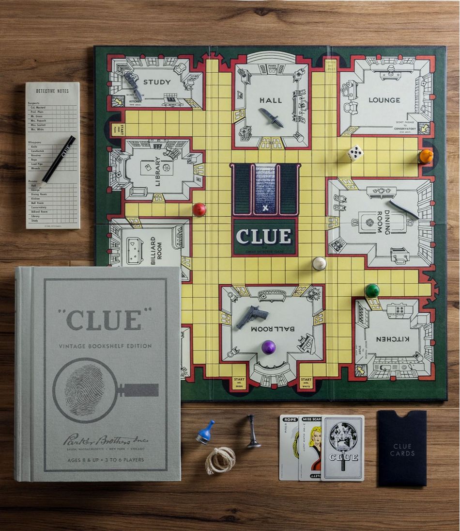 Clue Vintage Bookshelf Game - L.L.Bean Featured