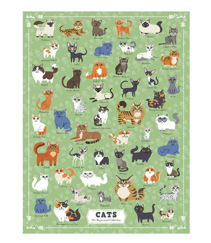 Illustrated Cats Puzzle, 500 Pieces - L.L.Bean Exclusive