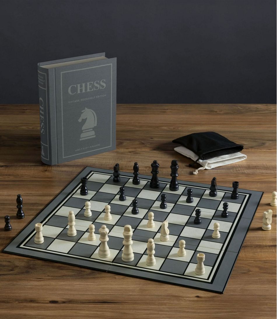 Chess Vintage Bookshelf Game - L.L.Bean Everyday