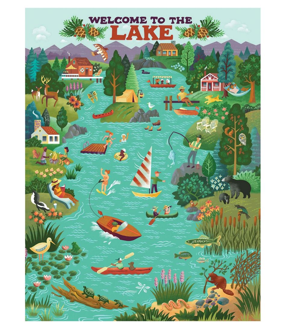 Lake Living Puzzle, 500 Pieces - L.L.Bean Latest