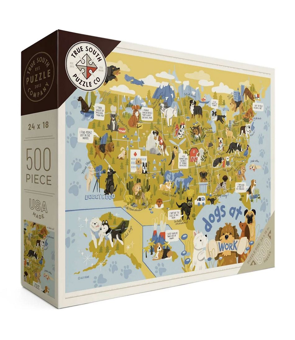 Dogs at Work Puzzle, 500 Pieces - L.L.Bean Customer Favorite