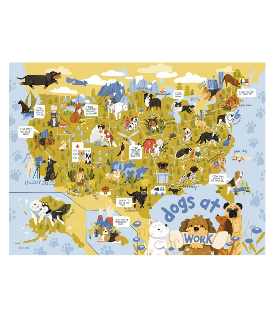 Dogs at Work Puzzle, 500 Pieces - L.L.Bean Customer Favorite