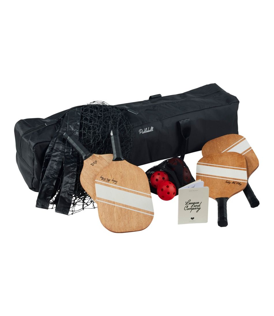 League & Co. 4 Player Pickleball Set with Net - L.L.Bean New