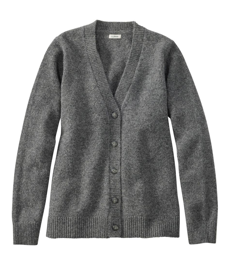 Women's Bean's Classic Ragg Wool Sweater, Button-Front Cardigan - L.L.Bean Exclusive