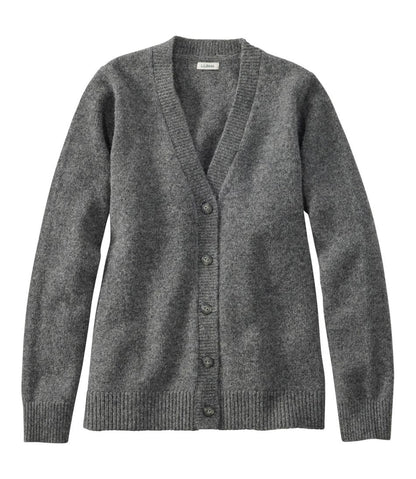 Women's Bean's Classic Ragg Wool Sweater, Button-Front Cardigan - L.L.Bean Exclusive