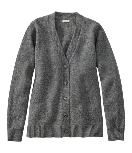 Women's Bean's Classic Ragg Wool Sweater, Button-Front Cardigan - L.L.Bean Exclusive