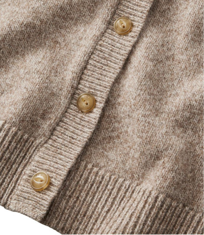Women's Bean's Classic Ragg Wool Sweater, Button-Front Cardigan - L.L.Bean Exclusive