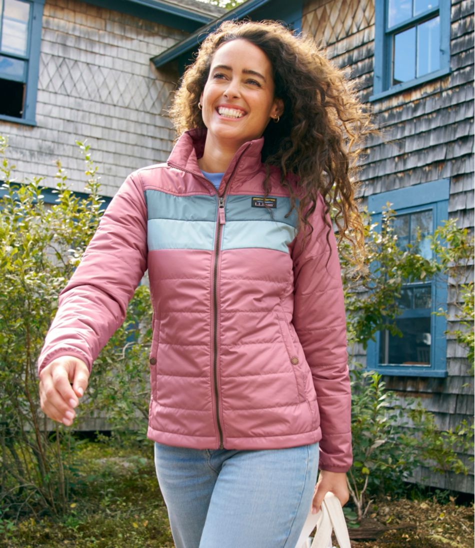 Women's Mountain Classic Puffer Jacket, Colorblock - L.L.Bean Everyday