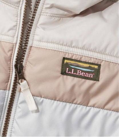 Women's Mountain Classic Puffer Hooded Jacket, Colorblock - L.L.Bean Great Value
