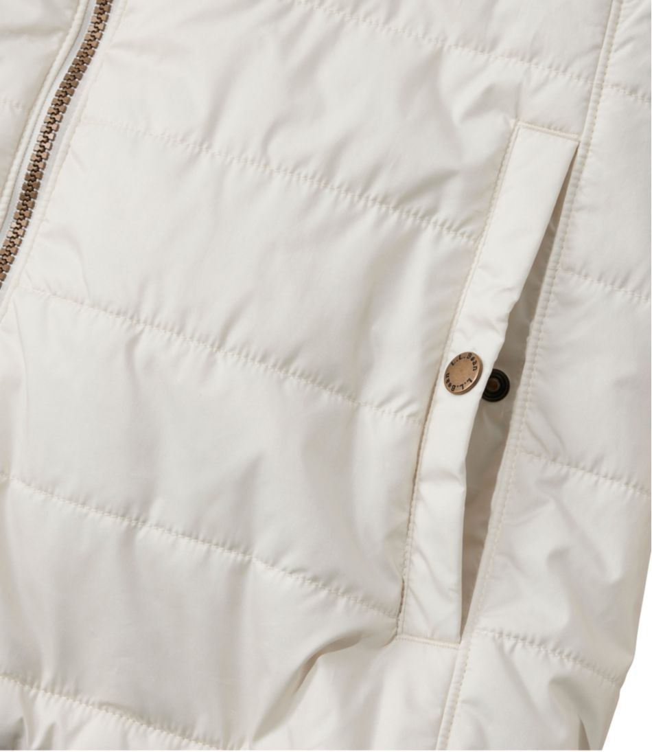 Women's Mountain Classic Puffer Hooded Jacket, Colorblock - L.L.Bean Great Value