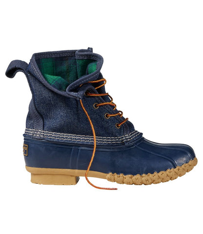 Women's Bean Boots, 8" Denim Insulated Flannel-Lined - L.L.Bean Top Pick