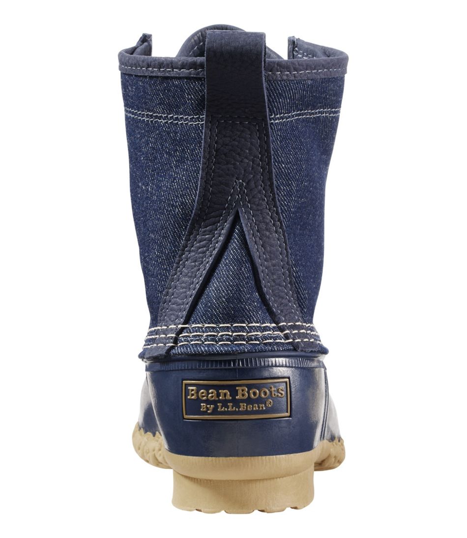 Women's Bean Boots, 8" Denim Insulated Flannel-Lined - L.L.Bean Top Pick