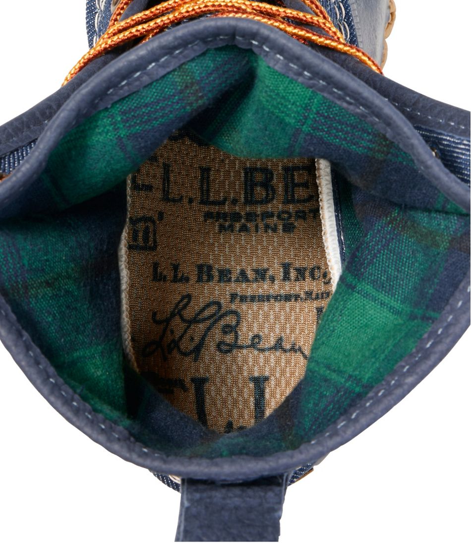 Women's Bean Boots, 8" Denim Insulated Flannel-Lined - L.L.Bean Top Pick