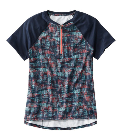 Women's Comfort Cycling Jersey Print Short-Sleeve - L.L.Bean Essential