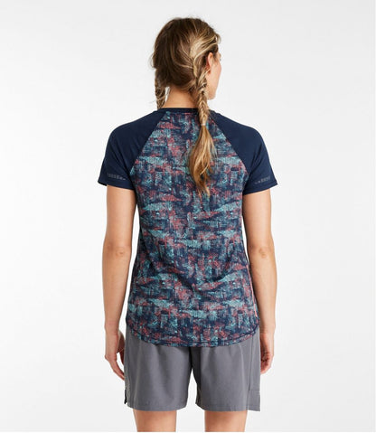 Women's Comfort Cycling Jersey Print Short-Sleeve - L.L.Bean Essential
