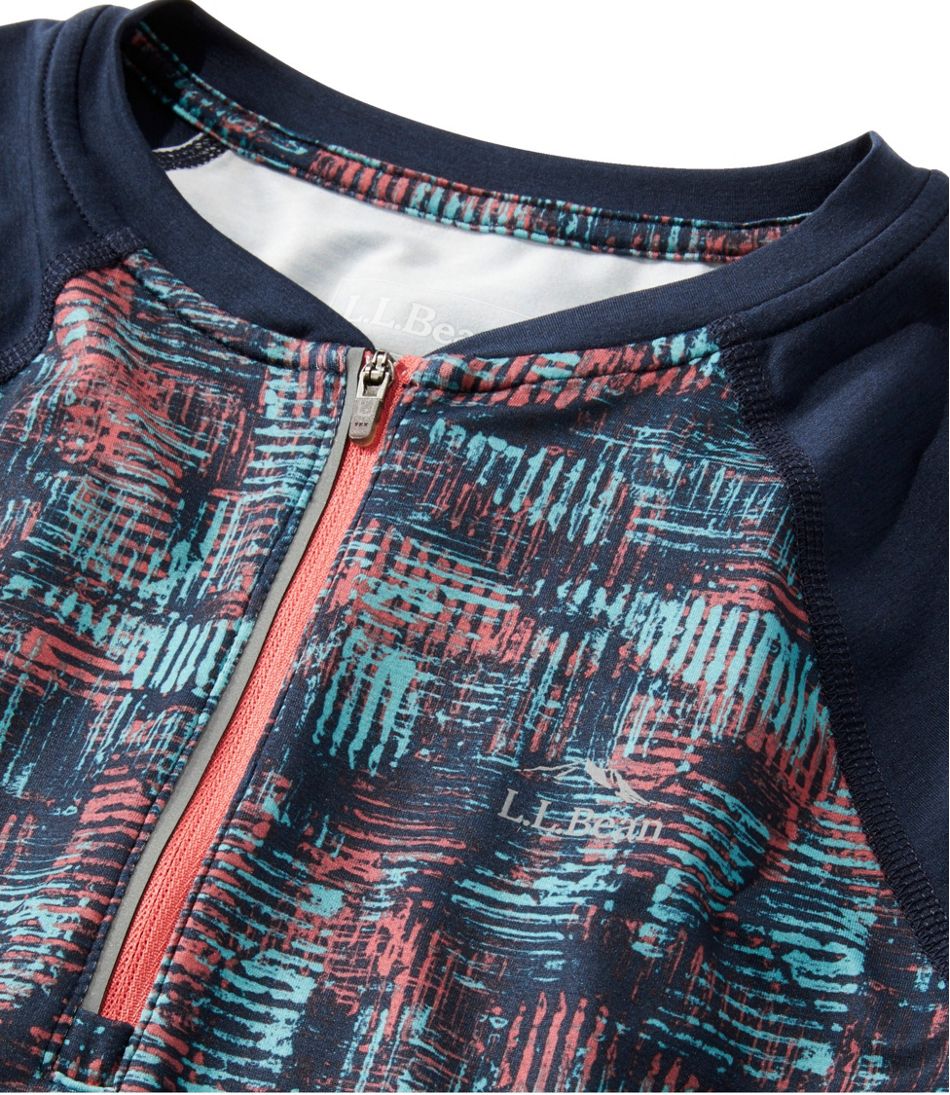 Women's Comfort Cycling Jersey Print Short-Sleeve - L.L.Bean Essential