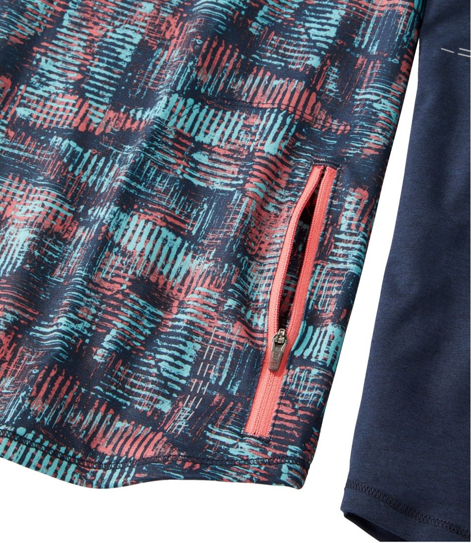 Women's Comfort Cycling Jersey, Long-Sleeve Print - L.L.Bean Everyday