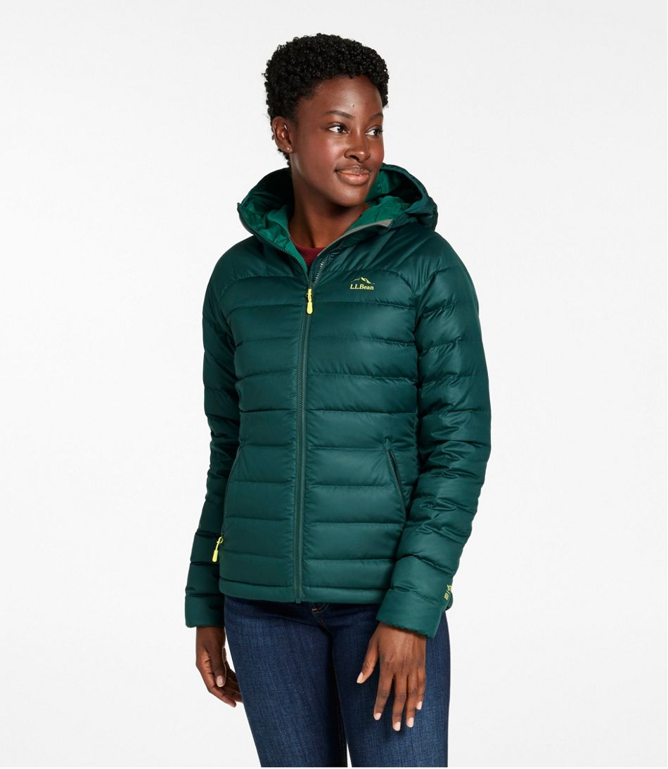 Women's Bean's Down Hooded Jacket - L.L.Bean Premium