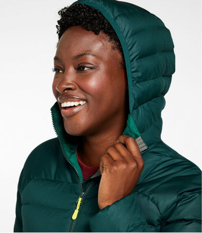 Women's Bean's Down Hooded Jacket - L.L.Bean Premium