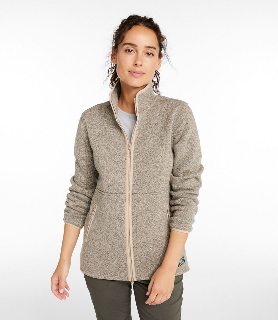 Women's Bean's Sweater Fleece Full-Zip Coat - L.L.Bean Recommended