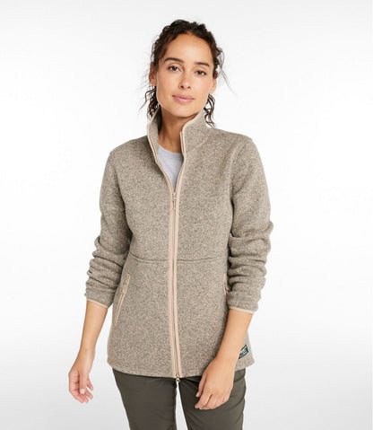 Women's Bean's Sweater Fleece Full-Zip Coat - L.L.Bean Recommended