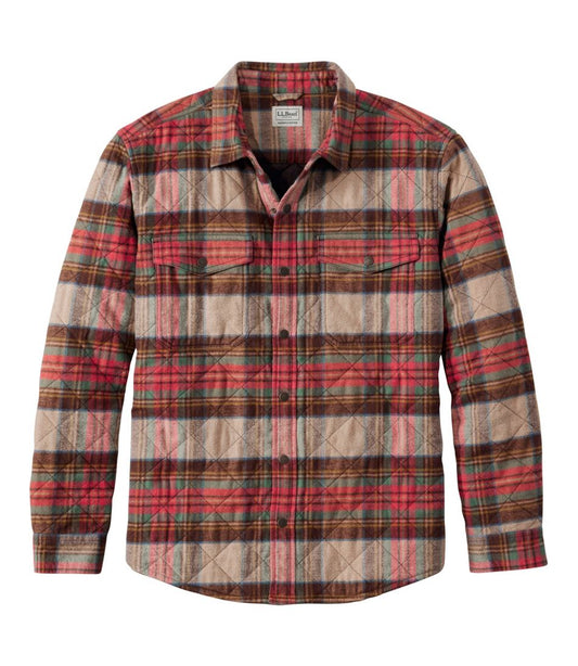 Men's Quilted Scotch Plaid Flannel Shirt Jac - L.L.Bean Exclusive