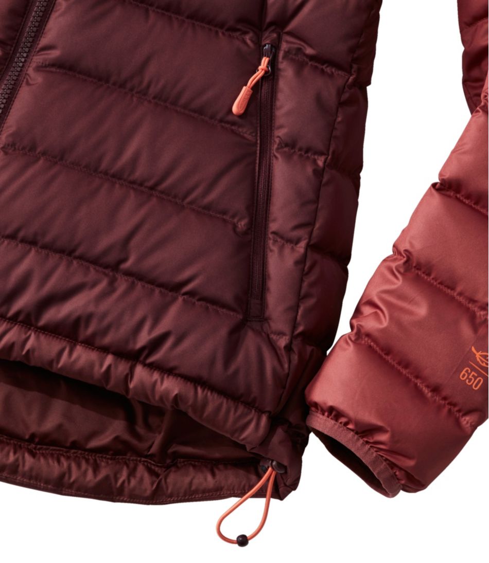 Women's Bean's Down Hooded Jacket, Colorblock - L.L.Bean Everyday