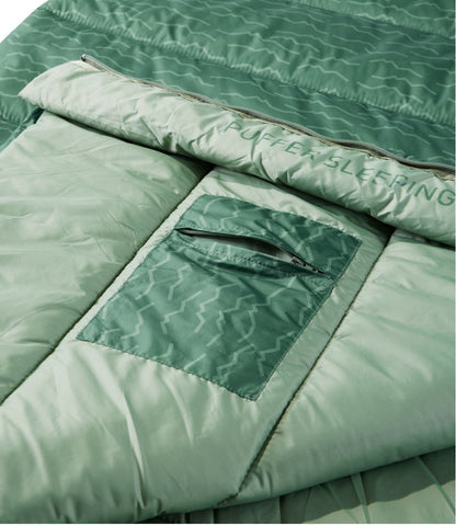 Adults' L.L.Bean Puffer Sleeping Bag, 40° Print - L.L.Bean Great Value