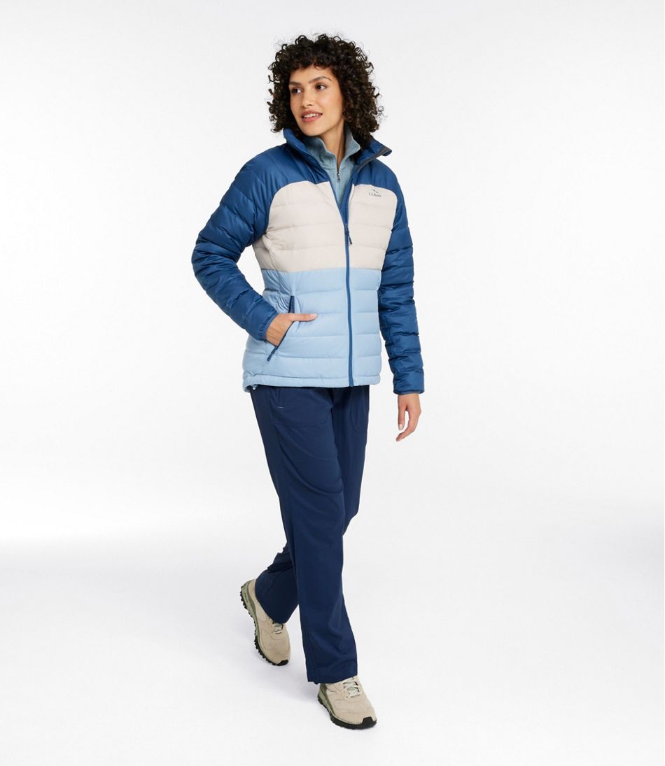 Women's Bean's Down Jacket, Colorblock - L.L.Bean Quality