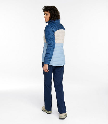 Women's Bean's Down Jacket, Colorblock - L.L.Bean Quality