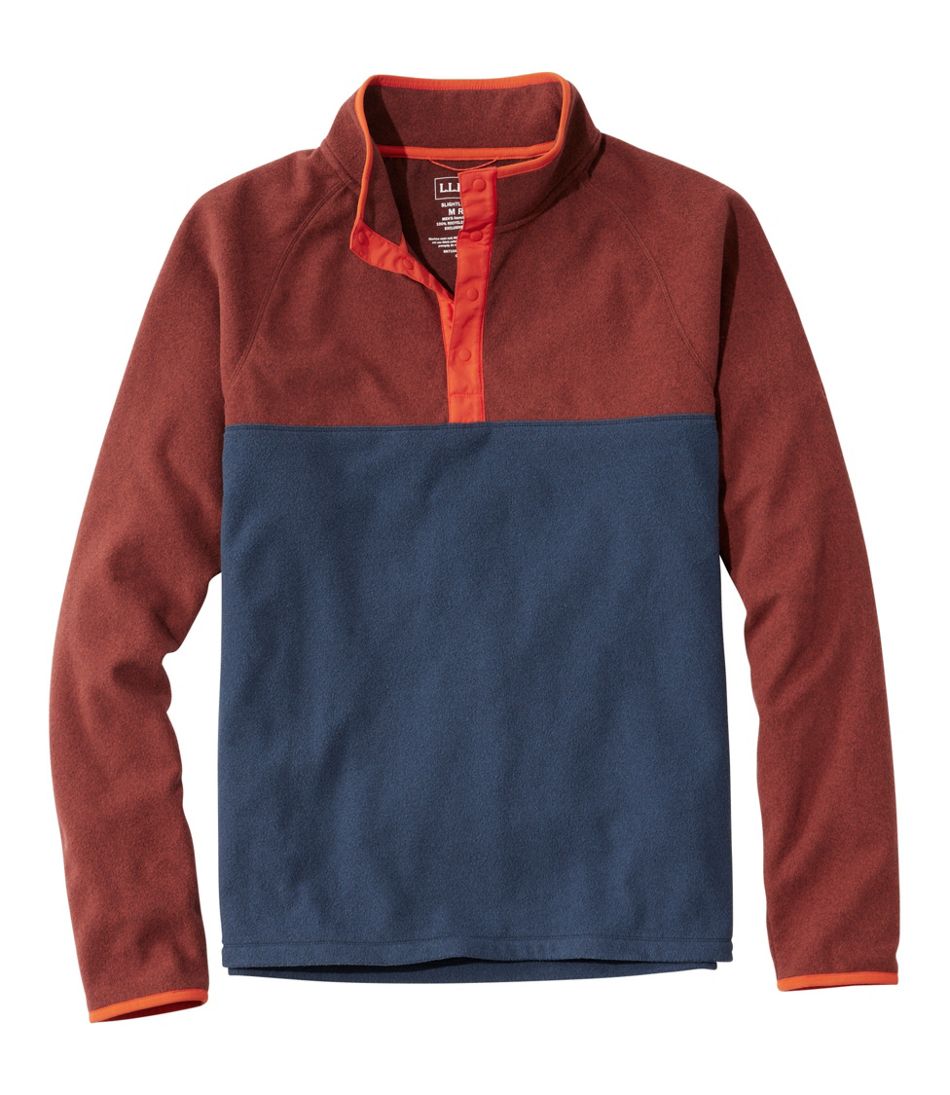 Men's All Season Access Fleece Pullover, Colorblock - L.L.Bean Customer Favorite