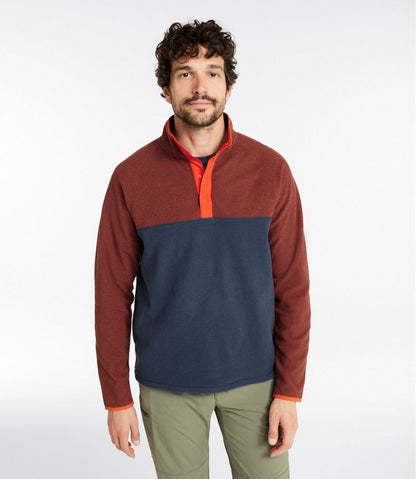 Men's All Season Access Fleece Pullover, Colorblock - L.L.Bean Customer Favorite