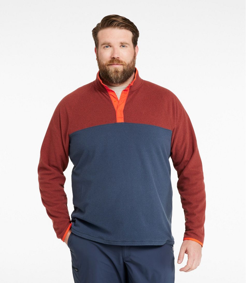 Men's All Season Access Fleece Pullover, Colorblock - L.L.Bean Customer Favorite