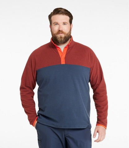 Men's All Season Access Fleece Pullover, Colorblock - L.L.Bean Customer Favorite