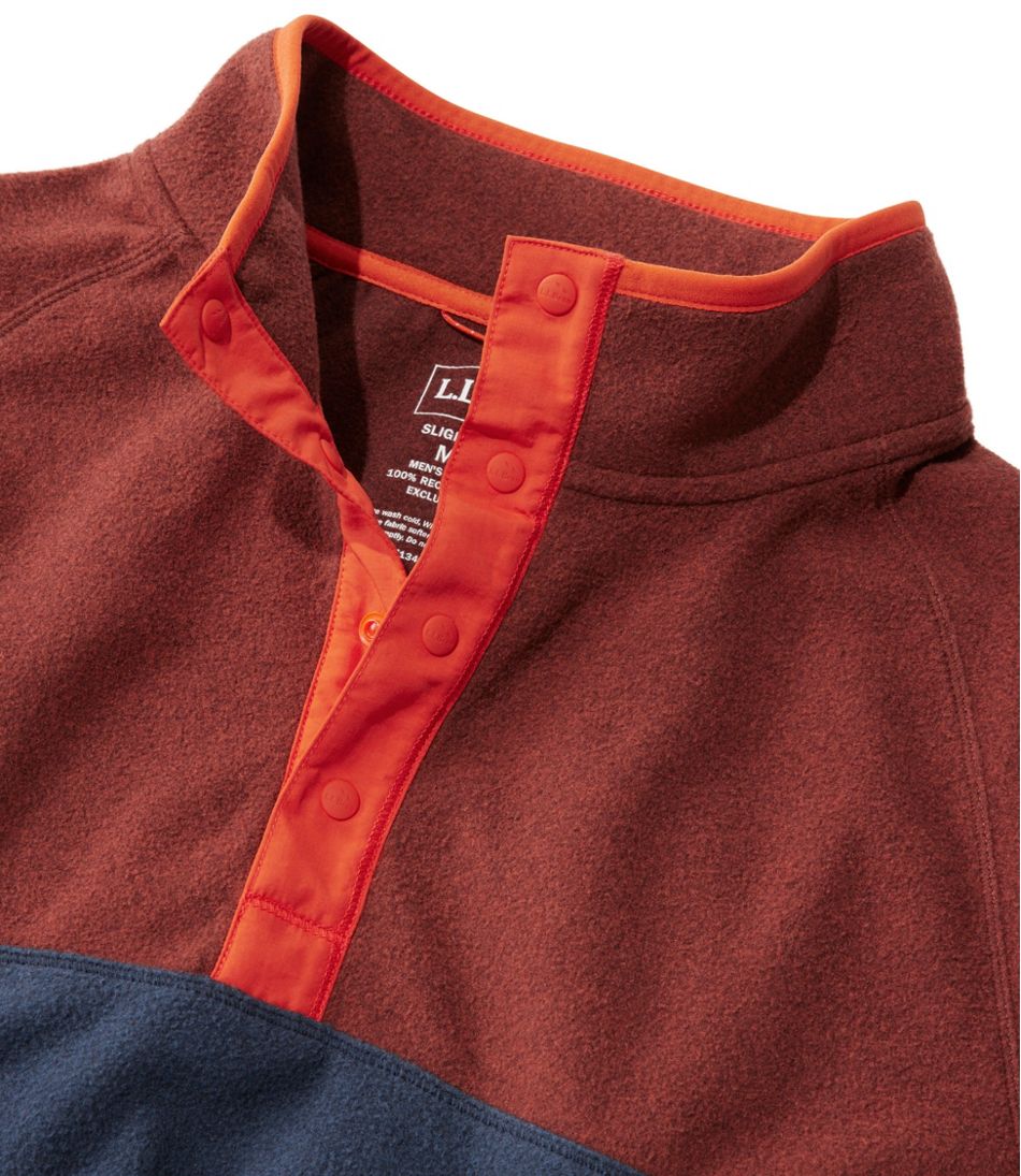 Men's All Season Access Fleece Pullover, Colorblock - L.L.Bean Customer Favorite