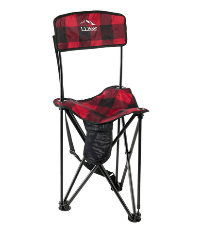 L.L.Bean Access Camp Chair Tripod, Plaid - L.L.Bean Top Pick
