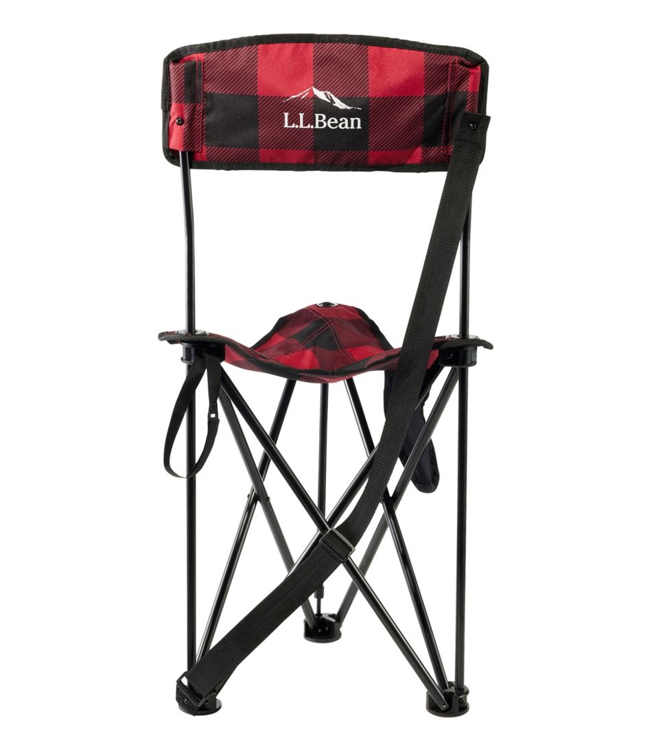L.L.Bean Access Camp Chair Tripod, Plaid - L.L.Bean Top Pick